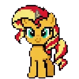 Sunset Shimmer sprite