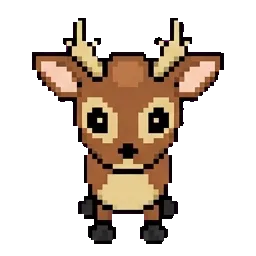 Fallow deer sprite