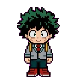 Izuku midoriya sprite