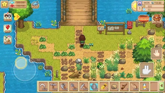 harvest town mobile cozy life simulation games