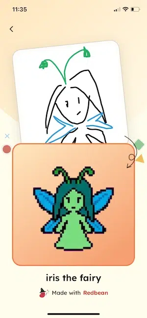 Redbean: Free Cozy Life Sim With Your Own Characters 8 user screenshot of character creation in Redbean