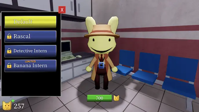 Free Animal Hospital OC Maker: 3 Best Ways to Create Your OC 6 Animal Hospital classes screenshot of Intern in Detective intern skin that cost 700 coins