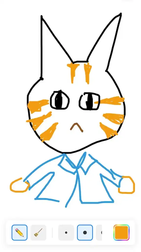 Free Animal Hospital OC Maker: 3 Best Ways to Create Your OC 13 Sketching an original character by hand with Redbean's drawing tool for Animal Hospital OC ideas