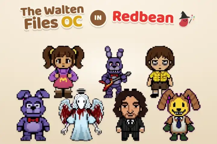 How to Create & Play The Walten Files OC in Redbean 2026 2 The Walten Files OC recreated as playable pixel characters in Redbean