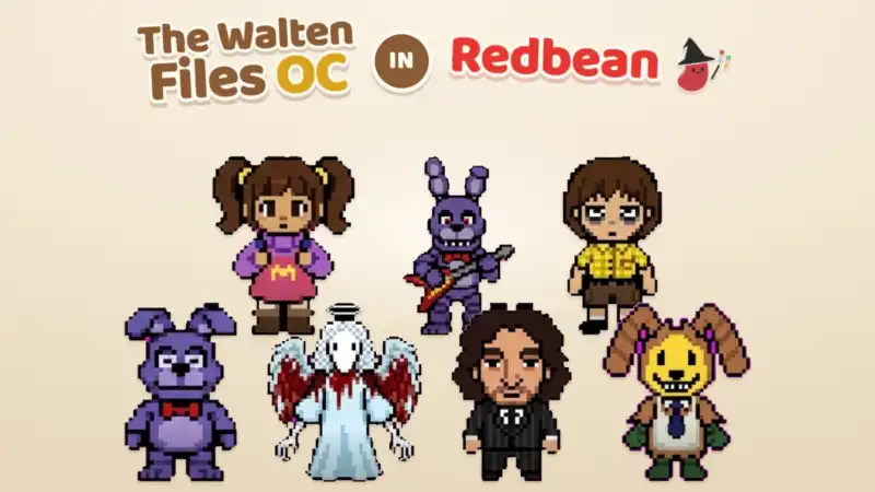 How to Create & Play The Walten Files OC in Redbean 2026 1 The Walten Files OC recreated as playable pixel characters in Redbean