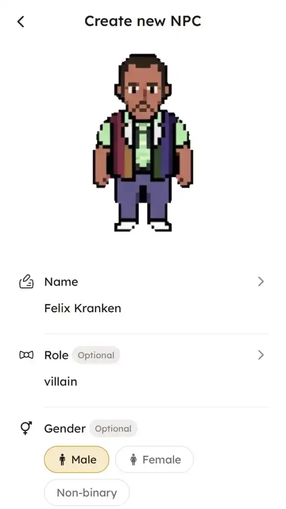 How to Create & Play The Walten Files OC in Redbean 2026 2 npc screen edit role and personality of a walten files oc in redbean