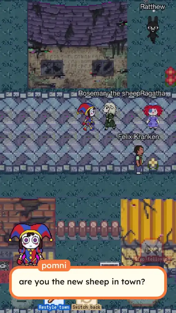 How to Create & Play The Walten Files OC in Redbean 2026 4 pixel version of characters from multi shows or games can coexist in redbean like pomni tadc oc and rosemary walten files oc