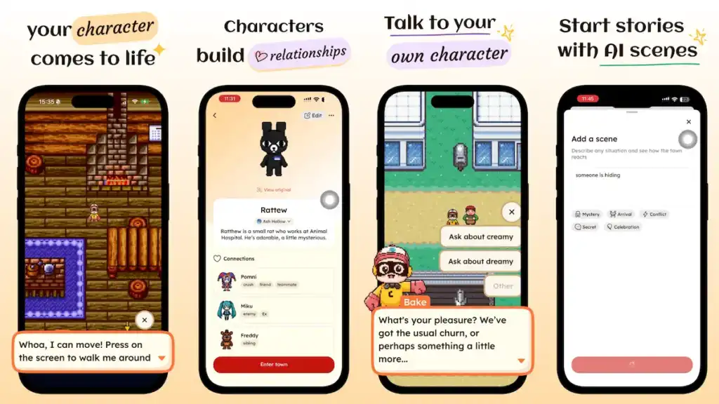 5 Best AI Roleplay Games With Characters Worth Playing In 2026 - iOS and Android 6 preview of redbean an ai roleplay games with interactive characters and ai scenes