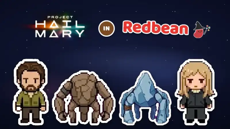 No Project Hail Mary Game Yet? Here’s A New Way to Play With Rocky and Your Eridian OC 1 Redbean is not an official Project Hail Mary game, but you can recreate and play with its characters: Grace, Rocky, Adrian, Eva