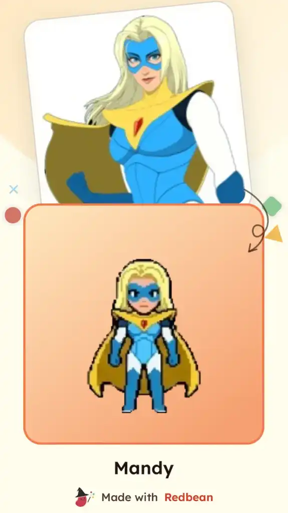 Dispatch Roleplay Game on Mobile 2026? Let's Build & Play Your Own Hero OC 16 dispatch blonde blazer made in redbean as pixel character